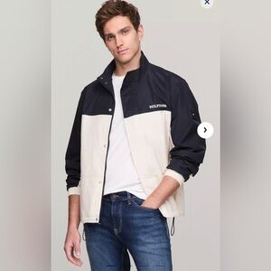 Tommy Hilfiger  Windbreaker  Zip Lined Pocket Packable Hood Jacket Men’s 3XL